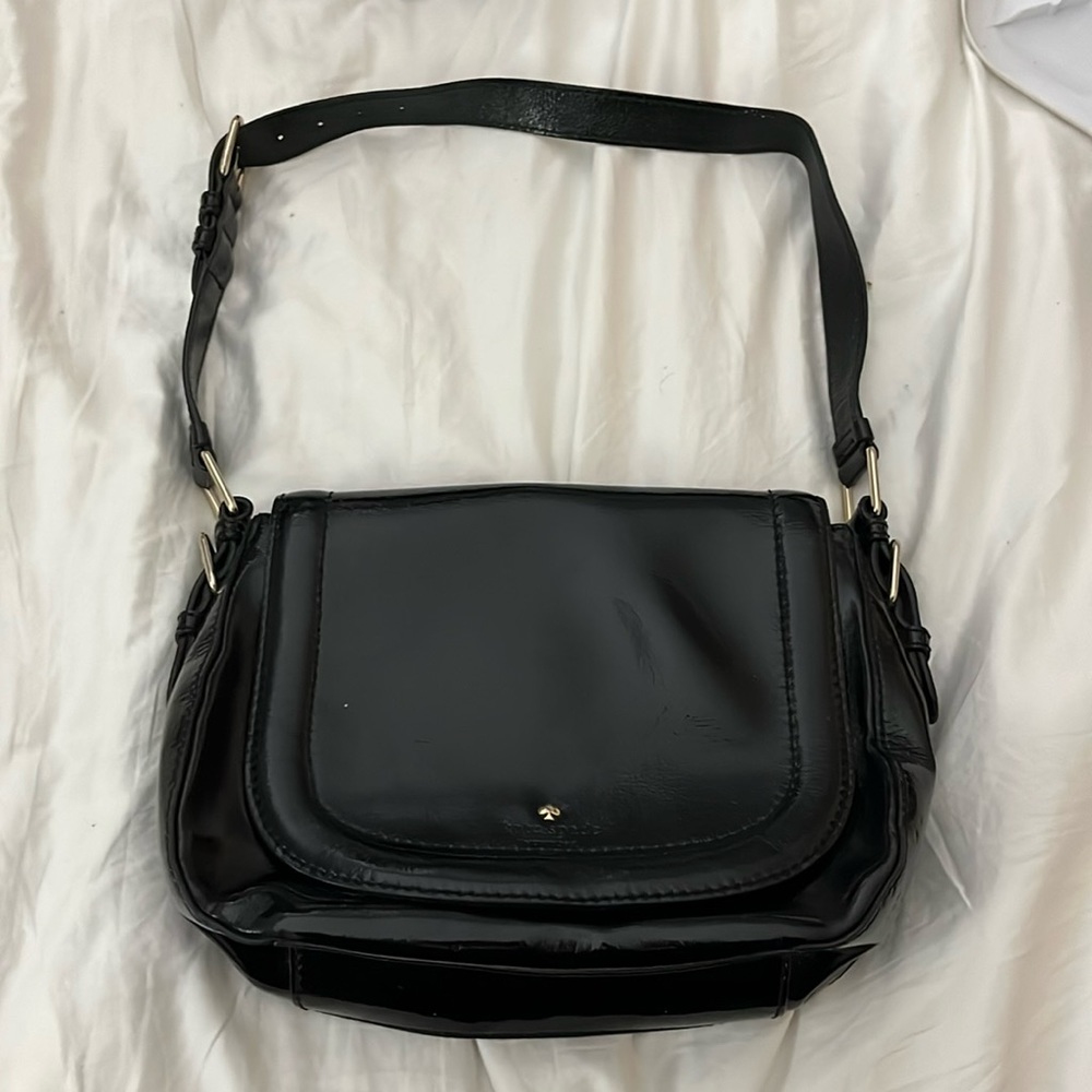 Kate Spade Black Patent Leather Bag